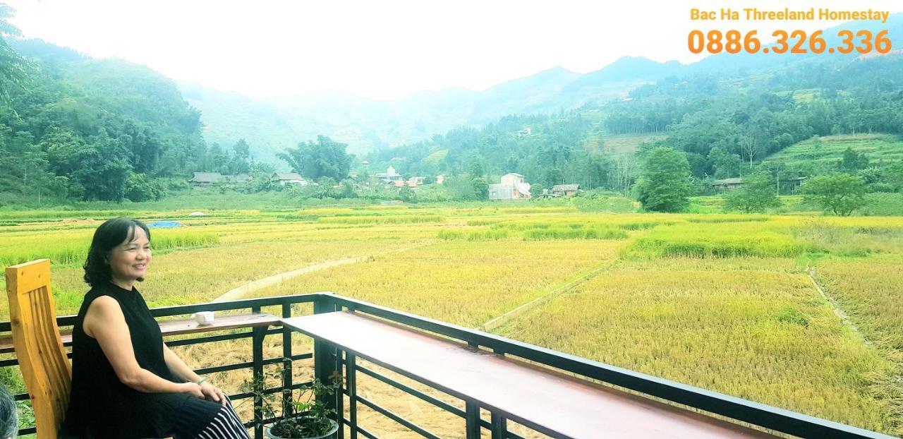 Bac Ha Threeland Homestay Exterior photo